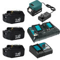 4x 6.0Ah Akku für Makita 18V BL1830 BL1860B 8000mAh / Ladegerät Neues Upgrade