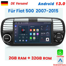 Für FIAT 500 2007-2015 Android 13 Carplay Autoradio Stereo GPS NAVI SWC RDS DAB+