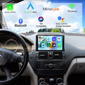 Für Mercedes C Class W204 S204 2006-2011 Android 13 Autoradio GPS NAVI Carplay