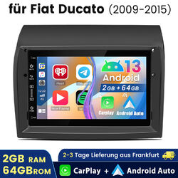 Für Fiat Ducato 2006-2023 DAB+ 2+64G Android 13 Autoradio Navi Apple CarPlay SWC