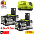 2X 7,0AH Für Ryobi Akku 18V Lithium One Plus RB18L50 P108 RB18L40 5,0AH DE