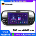 Für Fiat 500 2007-2015 Carplay Autoradio GPS NAVI SWC WIFI DAB+ Android13 2+64GB