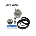 1x Wasserpumpe + Zahnriemensatz SKF VKMC 01222 passend für AUDI FORD SEAT VW