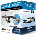 Für BMW X5 02.2007-10.2013 AUTO HAK Anhängerkupplung abnehmbar + 7polig E-Satz