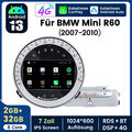 Carplay Für BMW MINI R52 R56 R60 2+32G 7” Android 13 Autoradio GPS NAVI WIFI 4G