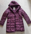 Tom Tailor Damen Regen Winter Stepp Mantel Jacke dunkel rot bordeaux Gr L Herbst