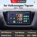 Für VW Tiguan 2016-2020 10" Android 13 Autoradio GPS NAVI WIFI BT Carplay 6+128G