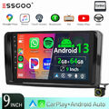 9" Android 13 DAB+ Für Mercedes Benz ML-Klasse W164 KAM 2+64G Autoradio GPS Navi