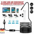 2-10M USB Endoskop Kamera 5,5mm LED-HD Inspektion Wasserdicht PC Android Handy