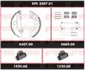 REMSA Bremsensatz Trommelbremse Super Precision Kit SPK 3507.01 180mm für FORD 5
