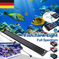 30-115cm LED Aquarium Beleuchtung mit Timer Aufsetzleuchte Vollspektrum 6-25W DE