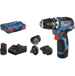 Bosch Professional Akku-Bohrschrauber GSR 12V-35 FC mit 2x Akku 06019H3000