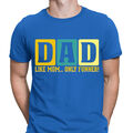 T-Shirts Dad Like Mom Only Funner Vatertag Geschenk für Papa Herren Geburtstag