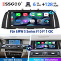 Für BMW 5er F10 F11  CIC 10,25" Android 13 Autoradio Apple Carplay 128G GPS Navi