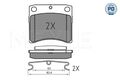 MEYLE Bremsbelagsatz, Scheibenbremse MEYLE-PD: Advanced perform 025 216 3517/PD