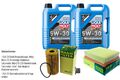 MANN Inspektionspaket 10 L LIQUI MOLY Longtime High Tech 5W-30 für Renault