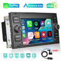 DAB+ Android 13 Autoradio Carplay GPS Navi Für Ford Focus C S Max Transit Fiesta