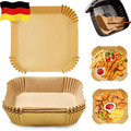 100pcs Backpapier für Friteuse Heißluftfritteuse Backofen Grill Air fryer Liners