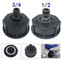 IBC-Auslaufhahn 3/4 Zoll S60/2 Adapter Kappe Schlauchtülle Wasserhahn Container