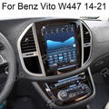 9.7" Android 13 Autoradio GPS SAT NAV DAB Carplay Für Mercedes Benz Vito 3 W447