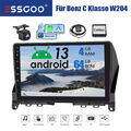 Autoradio Android13 Carplay KAM Für Mercedes Benz C-Klasse W204 BT GPS Nav 4+64G