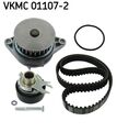 Wasserpumpe + Zahnriemensatz SKF VKMC 01107-2 für VW SEAT POLO 5Z1 5Z3 FOX 5Z4 4