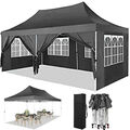 Pavillon 3x3/3x6m Wasserdicht Faltpavillon Pop Up Partyzelt Gartenzelt UV Schutz