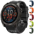 Für Garmin Fenix E 8 7 7X 6 6X 5 5X Plus 3 HR Epix Pro Quickfit Silikon Armband