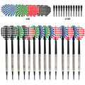 14Dartpfeile Softdart Dart Set & Kunststoffspitze für Elektronische Dartscheibe