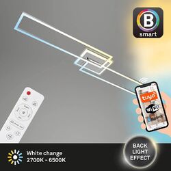 BRILONER Deckenleuchte Frame SmartHome LED 40W Tuya CCT 110cm WIFI