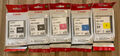 5x original canon pfi-102 mbk c m y bk ipf510 ipf600 ipf605 ipf610 ipf700 ipf710