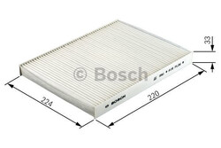 BOSCH 1 987 432 083 Innenraumfilter Filter Pollenfilter für CITROËN PEUGEOT