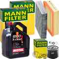 MANN INSPEKTIONSPAKET+5L MOTUL C3 5W-40 ÖL passend für RENAULT SCÉNIC III1.5 dCi