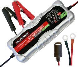 Dino KRAFTPAKET intelligentes Batterieladegerät 10a/5a/2a-12V/24V Blei-Säue GEL 