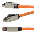 1x Netzwerk-Stecker RJ45 CAT6A CAT 7 Feldkonfektionierbar ohne Werkzeug LogiLink