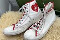 All Stars Chucks Converse white weiß/rot, Gr. 42