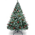 60-210cm Künstlicher Weihnachtsbaum Christbaum Tannenbaum Deko Baum Mit LED