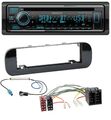 Kenwood MP3 Bluetooth DAB USB CD Autoradio für Fiat Panda (ab 2012) - glänzend