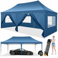 3x6 m Pavillon Faltpavillon Wasserdicht Pavillion Partyzelt Gartenzelt Anti-UV