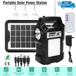 50400mAh Tragbare Solarpanel Solar Power Station Generator Batterie Ladegerät DE