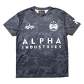 ALPHA INDUSTRIES Herren Fußball Shirt T-Shirt Grau M