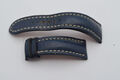 BREITLING LEDER ARMBAND 24MM FÜR DORNSCHLIESSE 20MM BLAU 101X VINTAGE