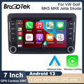 Android 13 Carplay 7'' Autoradio Carplay Auto DSP GPS Navi Für VW Passat B6 B7 