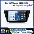 6+128G Android 13 Carplay Autoradio Für VW Tiguan 2016-2020 GPS NAVI SWC BT DAB+