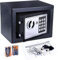 Mini Safe Tresor Möbeltresor Dokumententresor Geldschrank Wandtresor 23*17*17cm