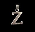 925 Sterling Silber Buchstabe Z Alphabet Name Initiale Charm Anhänger