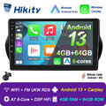 8-Kern 64G Android 13 GPS Autoradio DAB Für Fiat Fiorino Qubo Citroen Nemo 08-17