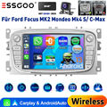 64G Android 13 GPS Nav Autoradio für Ford Focus II Mk2 Mondeo C-MAX S-MAX Galaxy