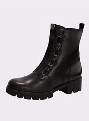 Damen Leder Stiefel schwarz 41 Gabor Schnürstiefelette Gr. 7,5 UVP: 169€ D39