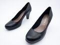 Tamaris Damen Pumps High Heels Absatzschuh Leder schwarz Gr. 37 EU Art. 10783-98